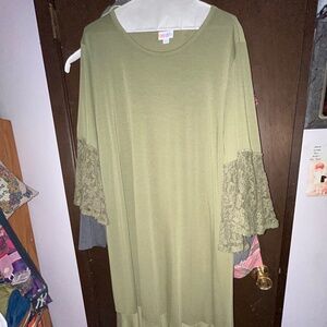 Lularoe 2x 3/4 sleeve dress